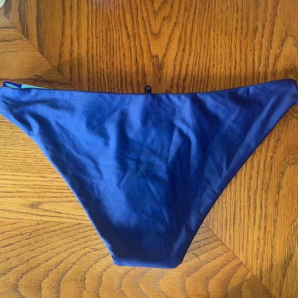 Bathing suit bottoms by CYN & Luca. Shades of blue and lime green. NWT - Picture 4 of 5